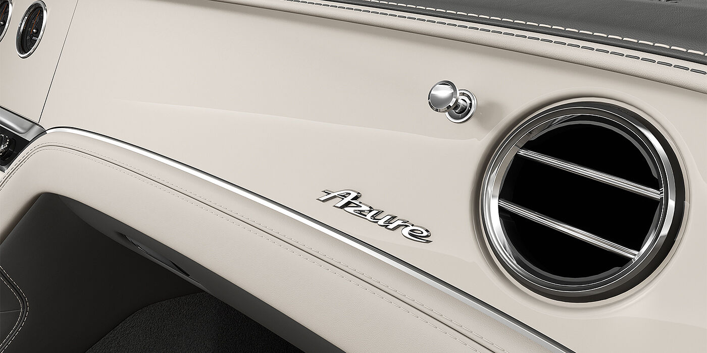 Bentley Berlin Bentley Continental GTC Azure convertible veneer detail in Piano Linen veneer