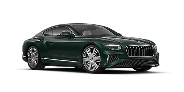 Bentley Berlin Bentley Continental GT Azure coupe in Veridian paint and 22" Azure wheels - front 3/4