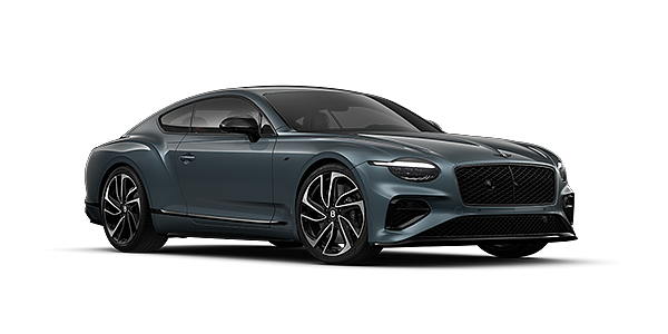 Bentley Berlin Bentley Continental GT S coupe in Thunder blue paint front 3/4