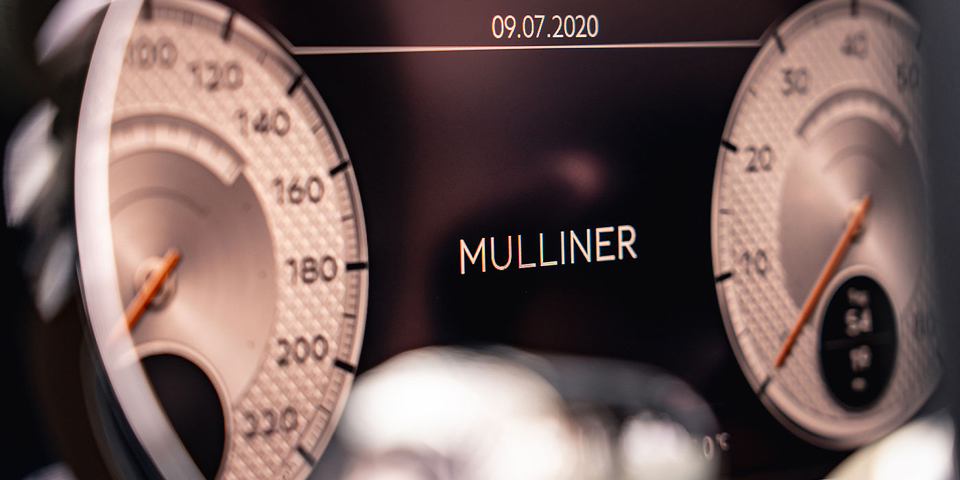 Bentley Berlin Bentley Continental GT Mulliner coupe Mulliner dial detail