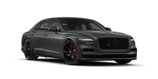 Bentley Berlin New Bentley Flying Spur S sedan in Anthracite Satin  paint front 3/4 with 22" Sports  wheels