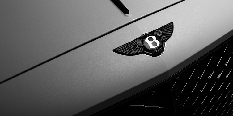 Bentley Berlin Bentley Flying Spur Black Edition sedan bonnet with black Bentley Wings emblem